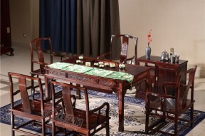 红木茶桌搭什么茶席